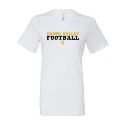 Ladies' T-Shirt Relaxed Jersey Cotton - North Valley Football