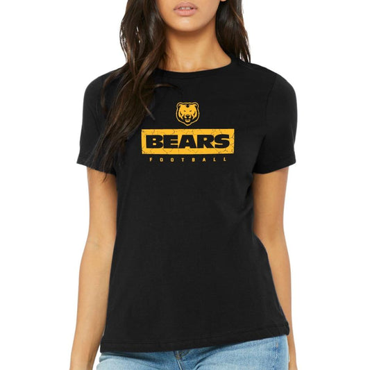 Ladies' T-Shirt Relaxed Jersey Cotton - Bears Block