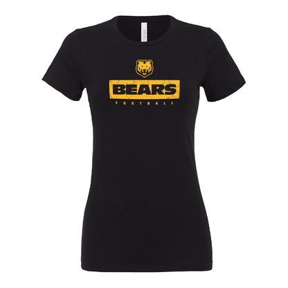 Ladies' T-Shirt Relaxed Jersey Cotton - Bears Block
