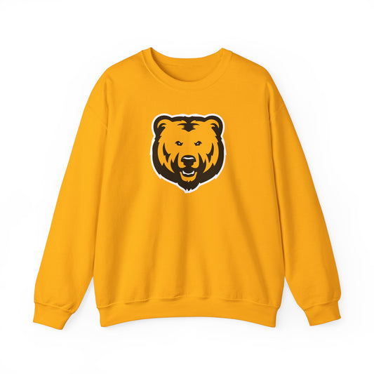 Gold Rush Crewneck Fleece Sweatshirt - Bear Head