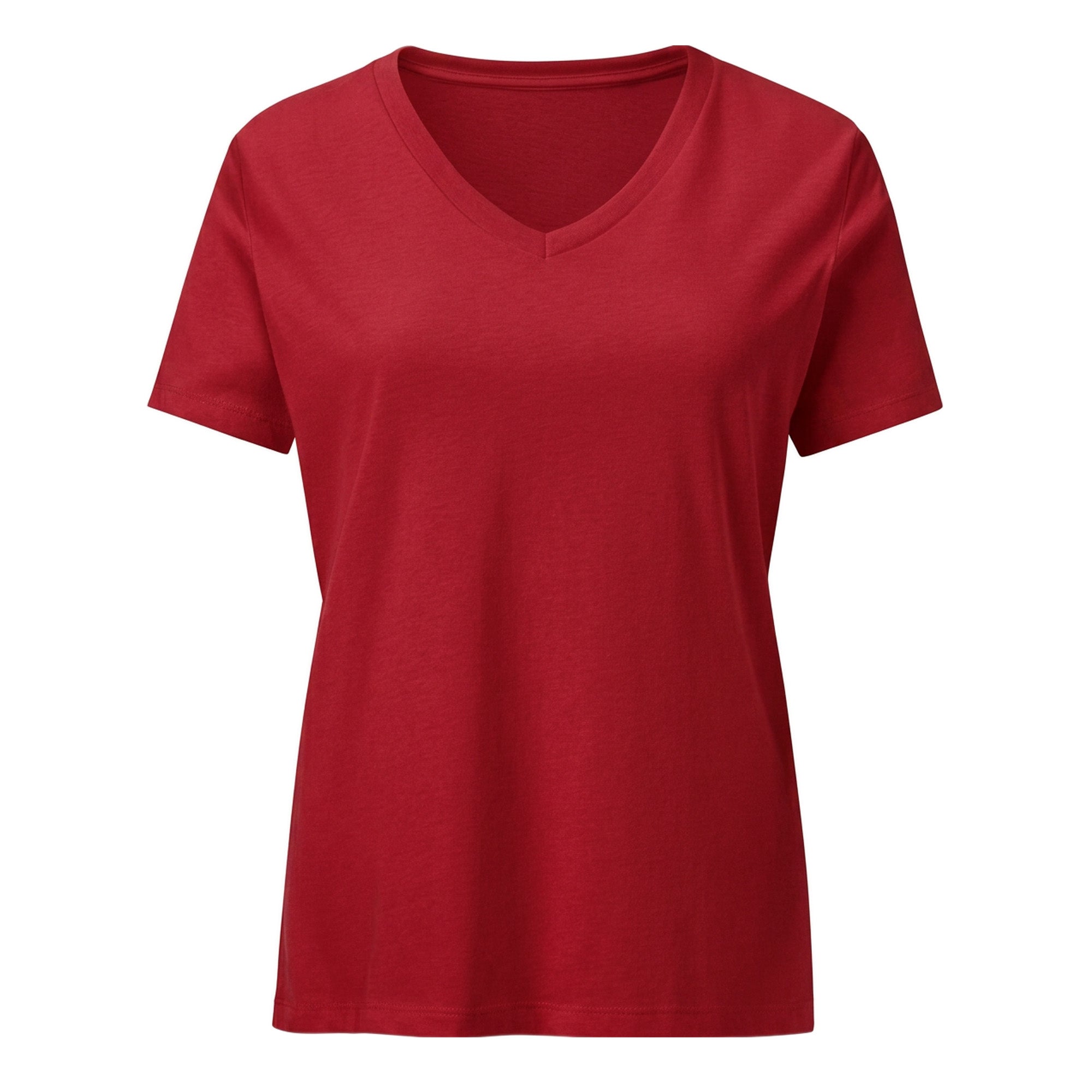 Women's Relaxed V-Neck Tee 6405 Valley Rush