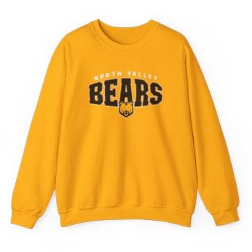 Gold Rush Crewneck Fleece Sweatshirt - Bears Bulge