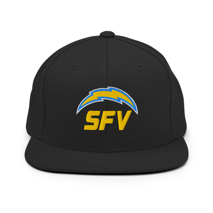 SFV Embroidered Flat Bill Snapback - Main Logo 6089M