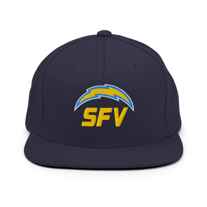 SFV Embroidered Flat Bill Snapback - Main Logo 6089M