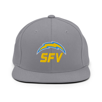 SFV Embroidered Flat Bill Snapback - Main Logo 6089M
