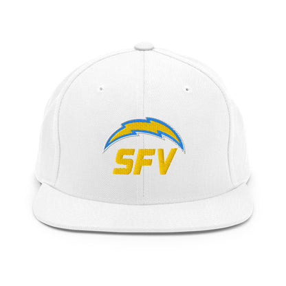 SFV Embroidered Flat Bill Snapback - Main Logo 6089M