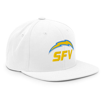 SFV Embroidered Flat Bill Snapback - Main Logo 6089M