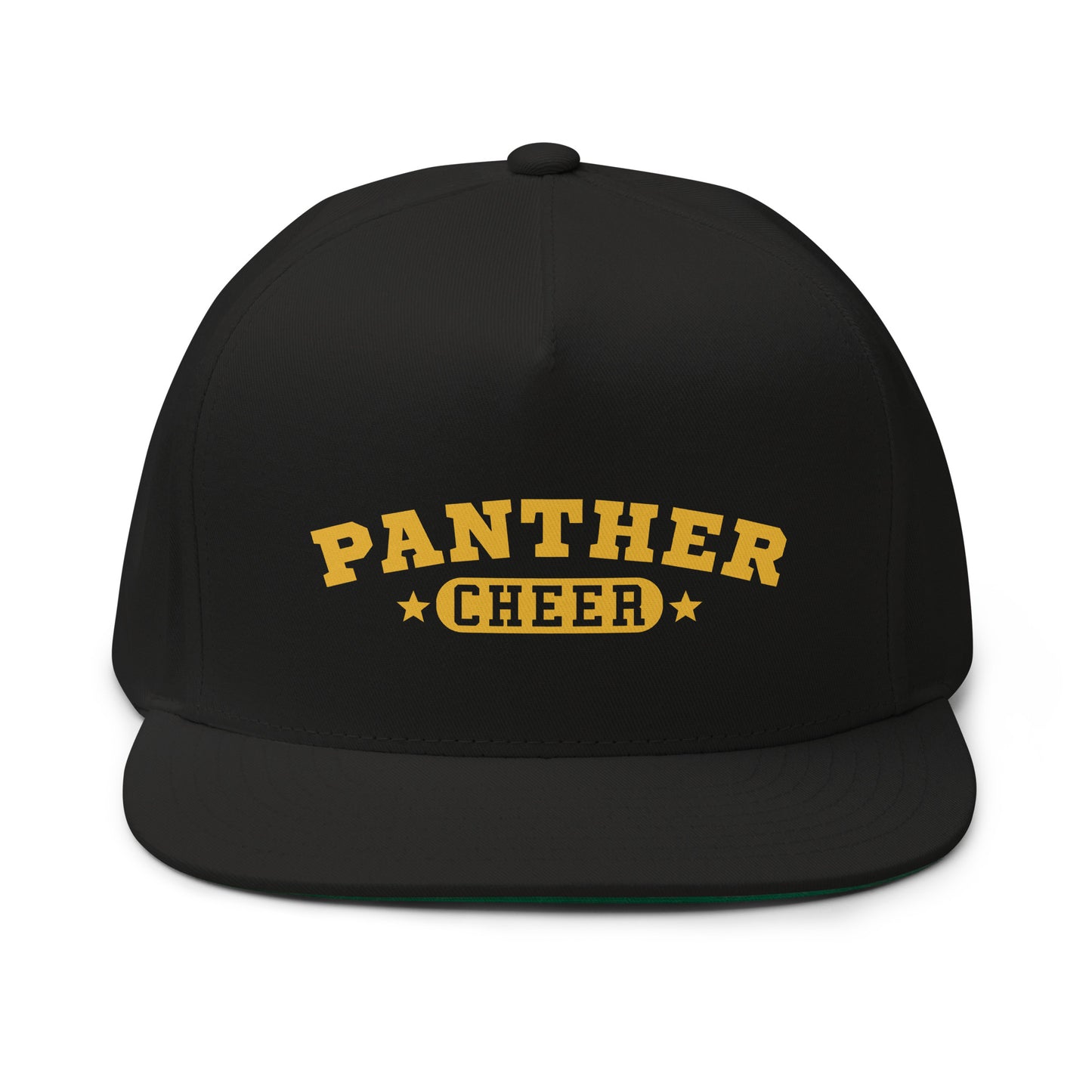 Flat Bill Snapback Cap - Panther Cheer 5089M