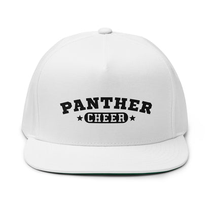 Flat Bill Snapback Cap - Panther Cheer 5089M