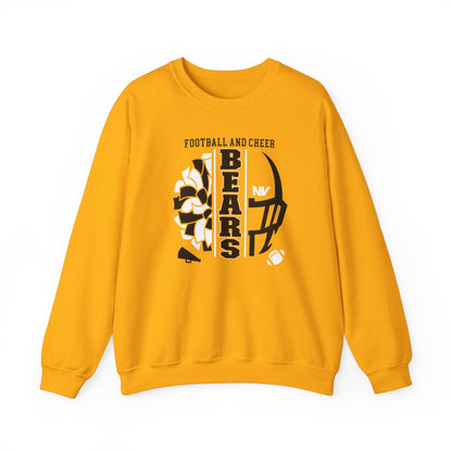 Gold Rush Crewneck Fleece Sweatshirt - Football & Cheer