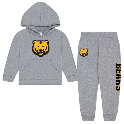 Toddler Fleece Jogger Set - Bear Head