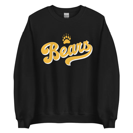 Crewneck Fleece Sweatshirt - Bears Script