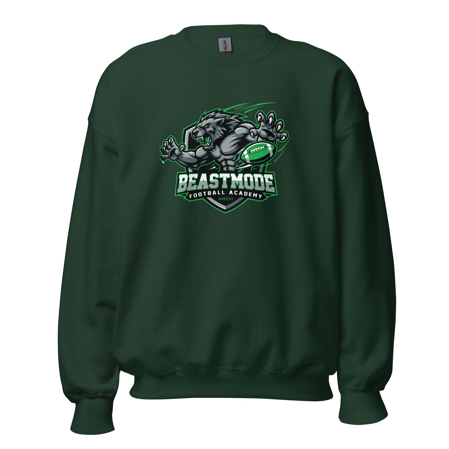 Heavy Crewneck Sweatshirt 180000 - Beast Mode Shield