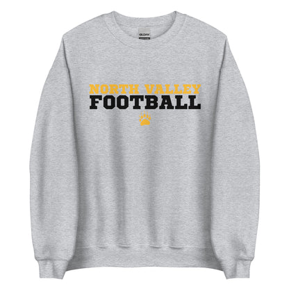 Crewneck Fleece Sweatshirt - North Valley Football