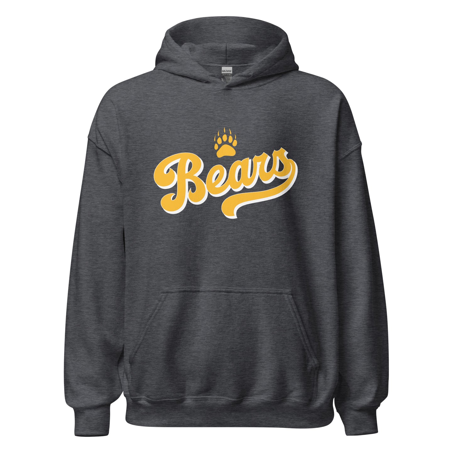 Hoodie Fleece Pullover - Bears Script