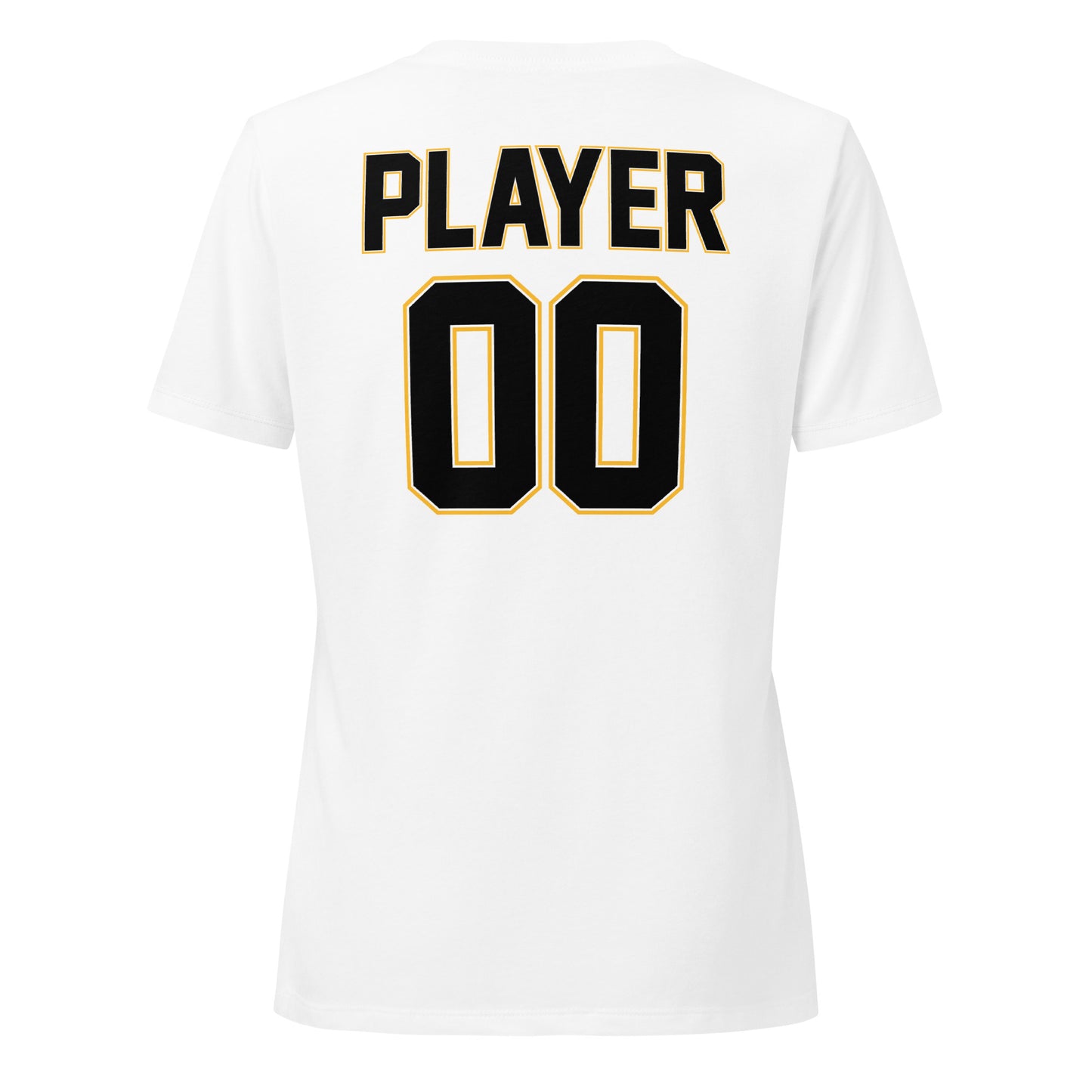 Ladies' V-Neck T-Shirt Relaxed Jersey  - North Valley Football